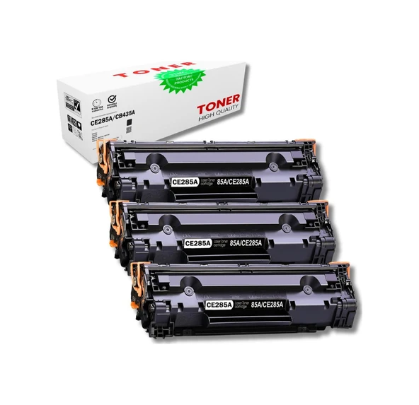 Hp Ce285a Uyumlu Toner 3'lü Set Wb /p1100/p1102/p1102w/p1104/m1132 ürün görseli 1