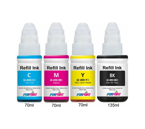 Canon G1400/G2400/G3400/G4400 Uyumlu Forprint Plus Mürekkep G 490 ürün görseli 1