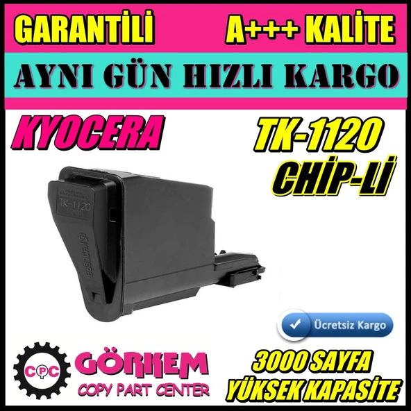 Kyocera Fs1025 / Fs1125Mfp / Fs1060Dn Uyumlu Toner (Tk1120) ürün görseli 1