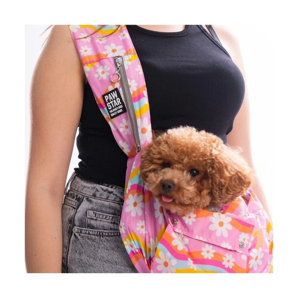 Pawstar Kedi, Küçük Köpek Taşıma Çantası Florence Daisy CrossBody Bag 2-6 Kg ürün görseli 1