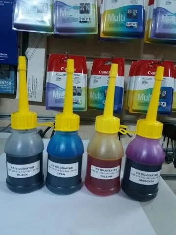 Canon Pg 46 Cl 56 Bitmeyen Yazıcı Murekkebi Kaliteli 4X100 ML ürün görseli 1