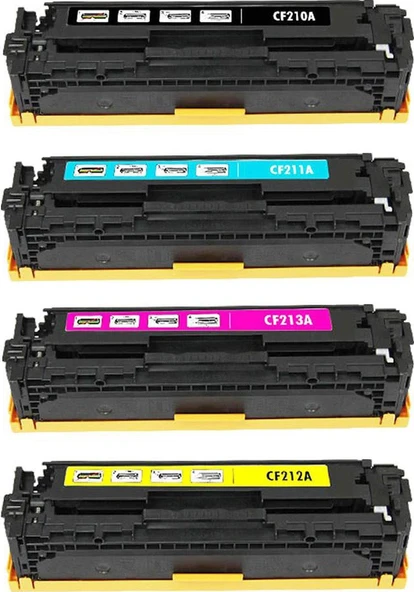 Ekoset Hp 131A Uyumlu Toner Kartuş 4 Renk Cf210A-Cf213A Uy ürün görseli 1