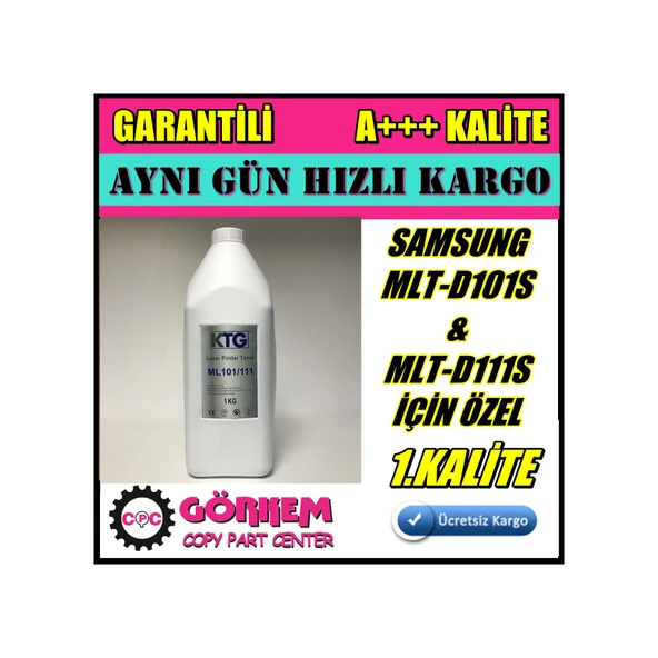Samsung Mlt-D101S & Mlt-D111S Için Özel Toner Uyumlu Tozu ürün görseli 1