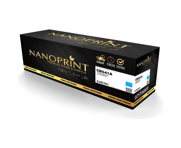 Hp Cb541A Mavi Uyumlu Toner /Np/125A/Cp1510/Cp1215/Cp1515/Cm1312 ürün görseli 1