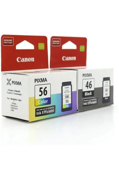 Canon Pg-46/cl-56 2li Paket Kartuş (KAĞIT HEDİYE) 1114194 ürün görseli 1