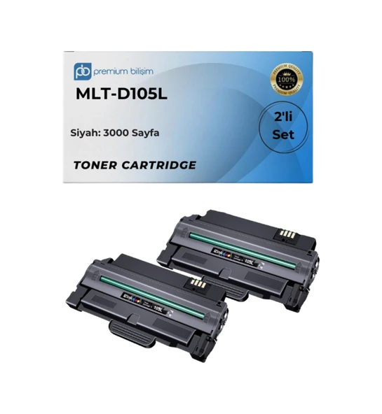 Mlt-d105l Uyumlu Toner -scx-4623f Scx-4623fw Ml-2525 Ml-2525w Ml-2545 Ml-2540 Scx-4600 Sf-650 2 Adet ürün görseli 1