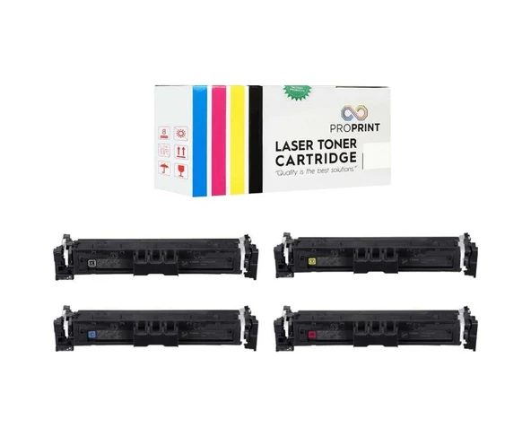 Proprint Canon LBP673CDW MF752CDW MF754CDW CRG-069 Uyumlu Toner Seti CMYK 2100 Sayfa ürün görseli 1