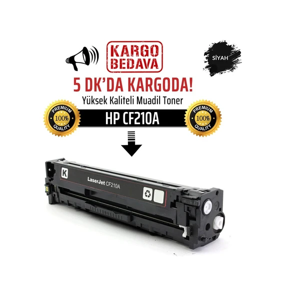 Hp Cf210A Siyah Uyumlu Toner /Np/131A/M276/M251/M251Nw/M276Nw ürün görseli 1