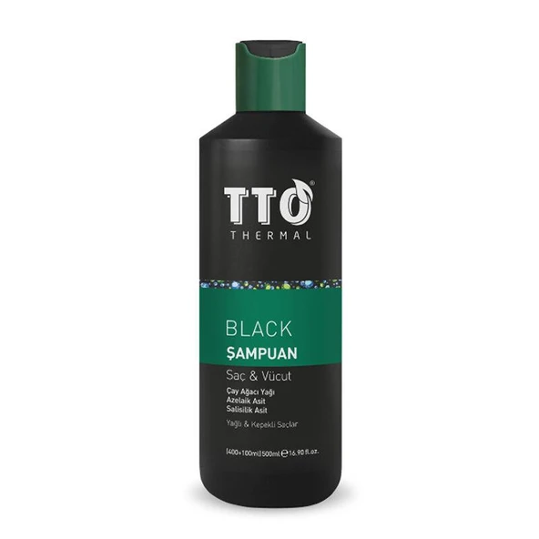 Tto Şampuan Black 400+100  Ml ürün görseli 1