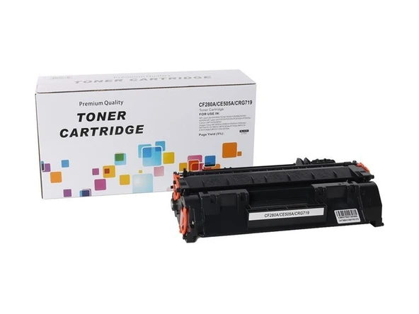 Canon/Hp Ce505A.Cf280A.Crg719 Universal Uyumlu Toner P2035.2055 M ürün görseli 1