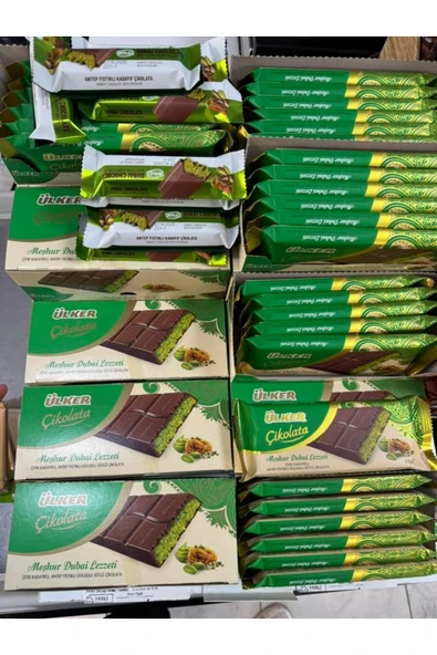 Meşhur Dubai Lezzeti Kadayıflı Dubai Çikolatası 93 gr X 36 Adet 1 Koli ürün görseli 1