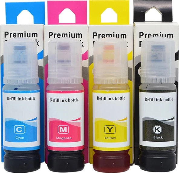 Epson L3250/l3251/l3252/l3256/l3260 103 Uyumlu Mürekkep 4 Renk ürün görseli 1