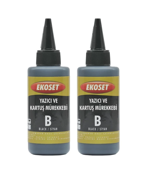 Ekoset Epson L355 L365 L455 Uyumlu Siyah Mürekkep 200 ML ürün görseli 1