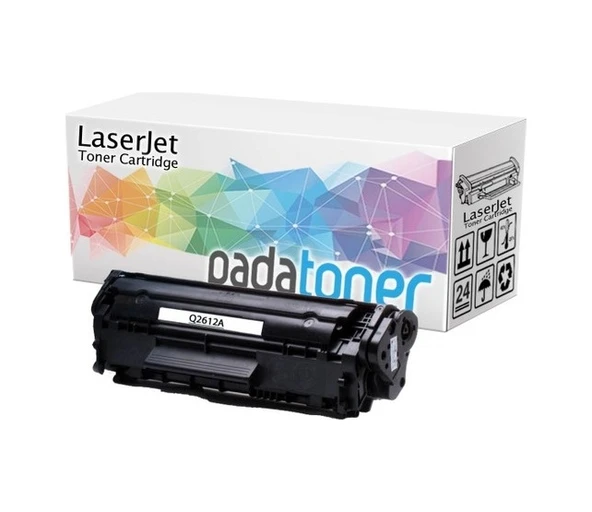 Hp Q2612a 12a Uyumlu Siyah Toner ürün görseli 1