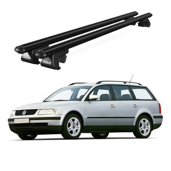 Volkswagen Passat Variant B5 (1997-2005) Uyumlu Siyah Ara Atkı Port Bagaj Tavan Barı ürün görseli 1