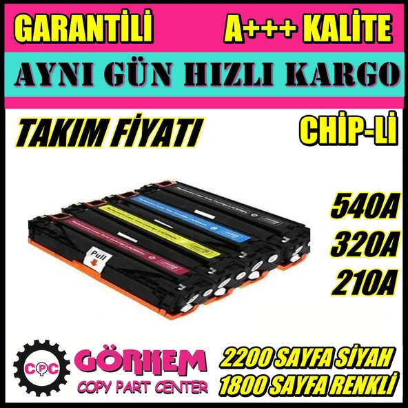 Hp Laserjet Pro 200 Uyumlu Toner Takım (Cf210A) ürün görseli 1