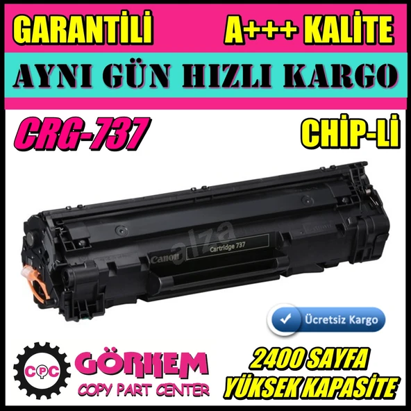 Canon Mf216 / Mf216N Uyumlu Toner (Crg-737) ürün görseli 1