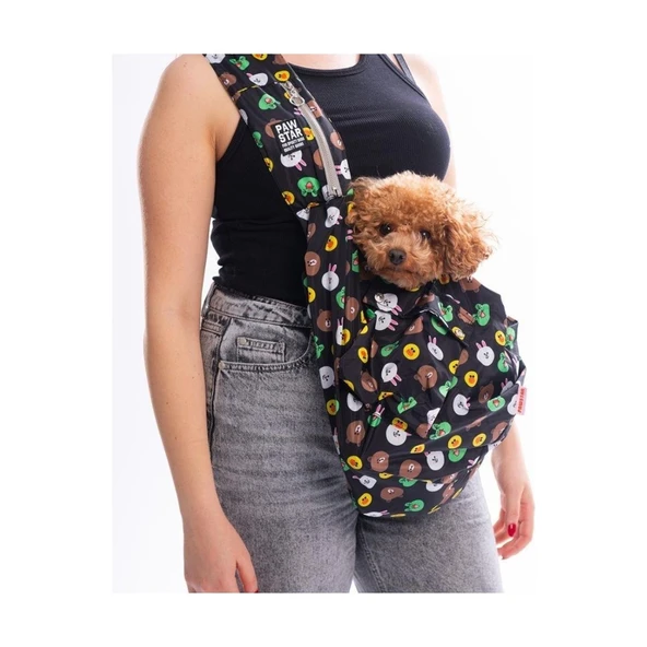 Pawstar Kedi, Küçük Köpek Taşıma Çantası Osaka Smile CrossBody Bag 2-6 Kg ürün görseli 1