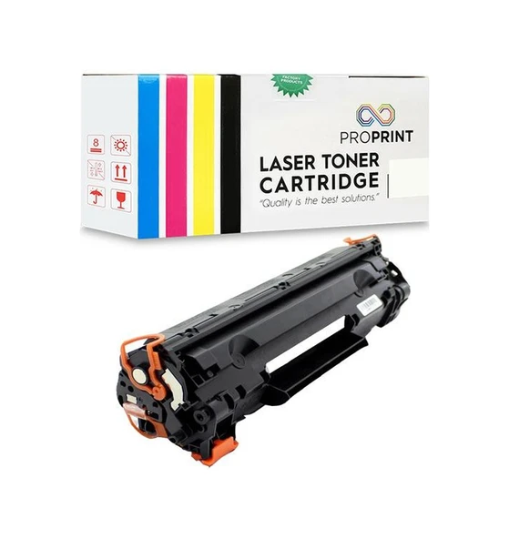 Hp 35A-Cb435A| Hp Laserjet P1005-P1006-P1008 Siyah Uyumlu Toner ürün görseli 1