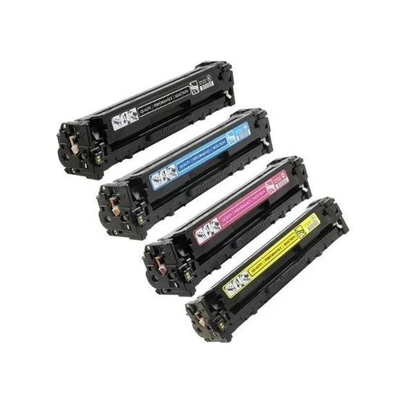 Yazicitekno Hp Cb540A-Cb541A-Cb542A-Cb543A Uyumlu Toner Seti Cp1312/Cp1215 ürün görseli 1