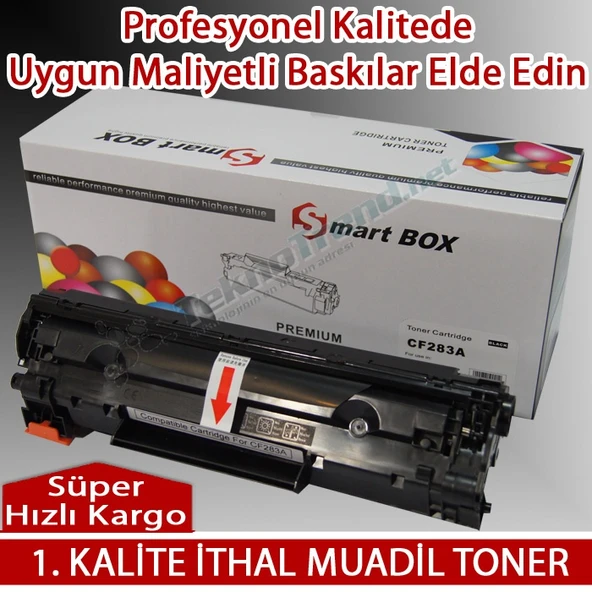 Hp 83A Cf283A Pro M125Nw. M127Fn-W. M225Dn. M201N Uyumlu Toner ürün görseli 1