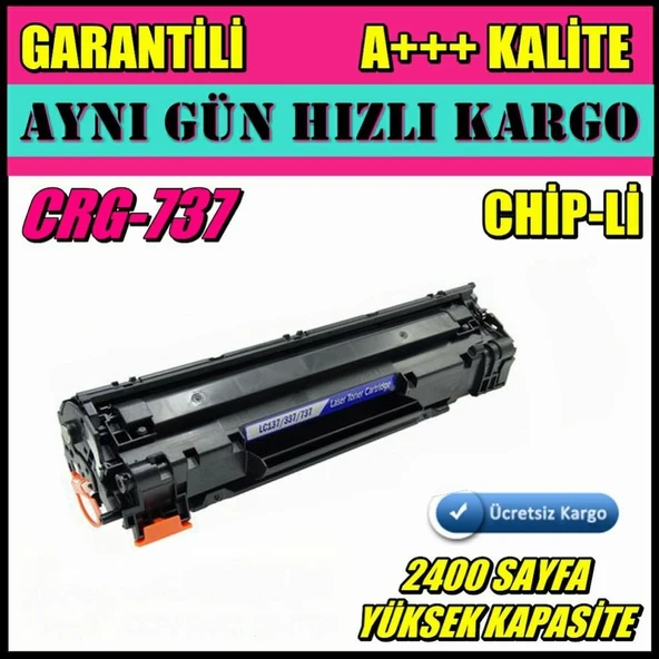 Canon Crg 737 I Sensys Mf 237W Uyumlu Toner ürün görseli 1