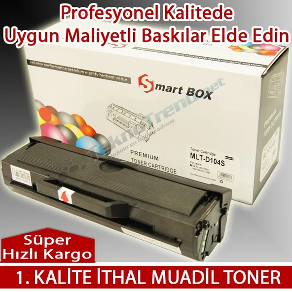 Samsung Mlt-D104S Ml-1660 Ml-1665 Ml-1670 Scx-3200 Uyumlu Toner ürün görseli 1