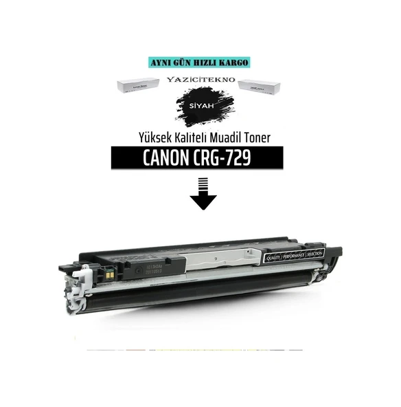 Yazicitekno Canon Crg-729 Siyah Uyumlu Toner /Wb/Lbp7010/Lbp7018 ürün görseli 1