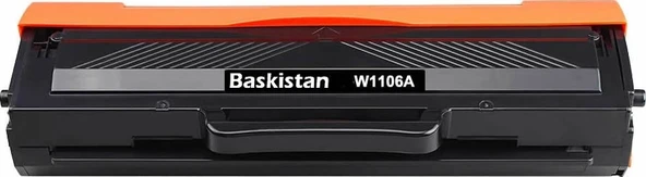 Baskistan HP Laser 107a 106A W1106A Siyah Toner Uyumlu Çipsiz ürün görseli 1