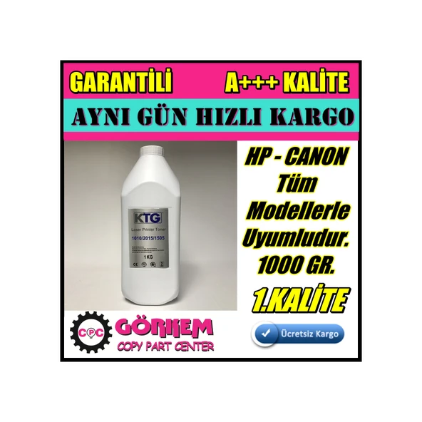 Canon Crg737 Toner Tozu Uyumlu 1000 Gr N11.22347 ürün görseli 1