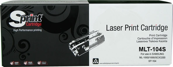 Samsung Ml 1660. 1670. 1675 Uyumlu Toner Kartuş (Mlt-D104S) ürün görseli 1
