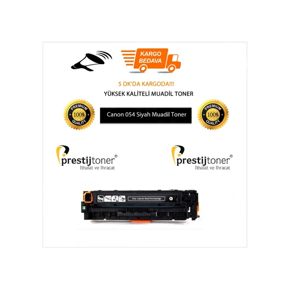 Canon Crg 054 Siyah Toner Lbp-621Cw 640C Lbp-623Cdw Mf640C /Mf641 ürün görseli 1