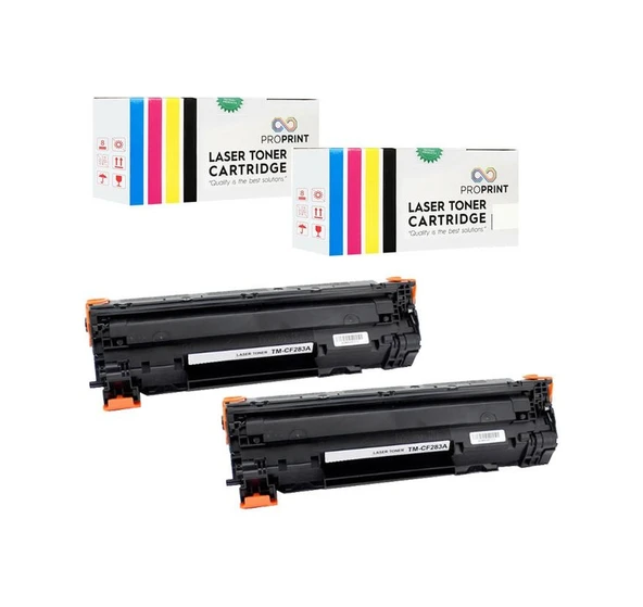 Proprint 2 Adet Cf283A Hp Laserjet Pro M127Fn Uyumlu Toner ürün görseli 1