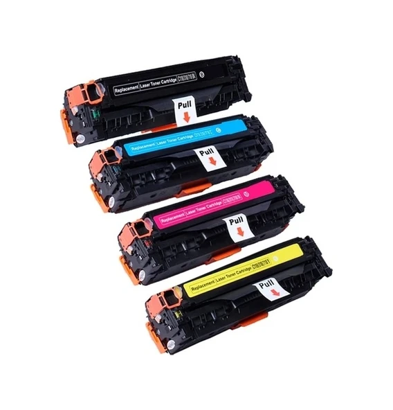 Hp Cb540a 540a 541a 542a 543a Toner Takım Uyumlu-Toner Set ürün görseli 1
