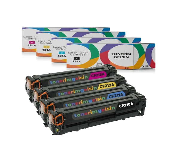 Hp 131A-Cf210A Set Uyumlu Toner-Hp Laserjet Pro 200 Color M276N ürün görseli 1