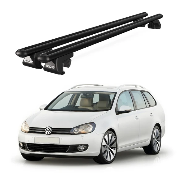 Volkswagen Golf (2009-2013) Uyumlu Siyah Ara Atkı Port Bagaj Tavan Barı ürün görseli 1