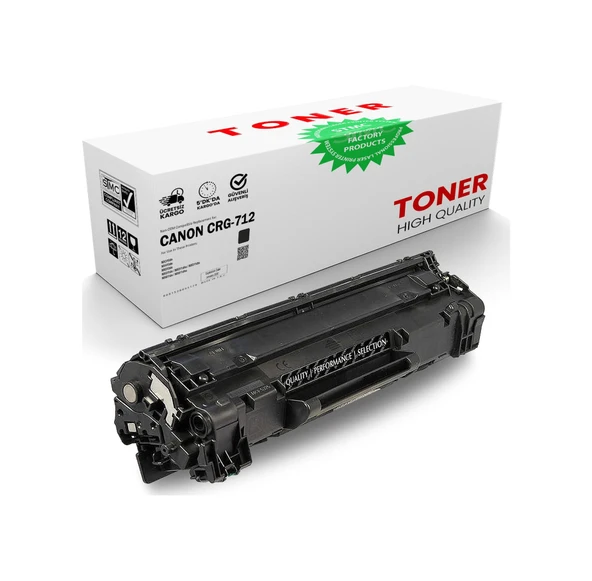 Canon Crg-712 Uyumlu Toner /Wb/Lbp-3018/Lbp-3100/Lbp-3050/Lbp-31 ürün görseli 1
