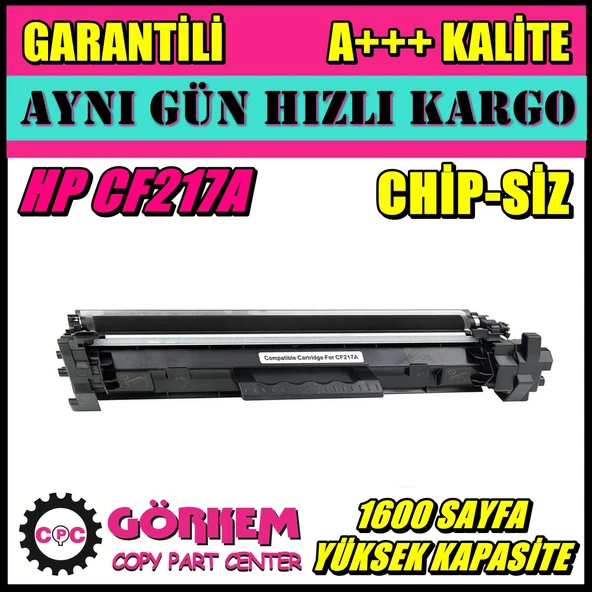 Hp Cf217A Toner M102A . M102W. M130A. M130Fn. M130Fw. M130Nw 217A ürün görseli 1