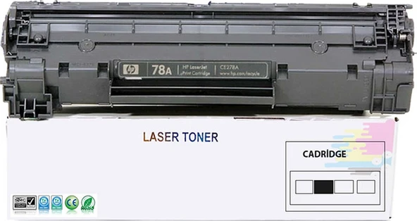Hp Ce278A -78A -P1606 - P1566 - M1536 Uyumlu Toner 2.100 Syf ürün görseli 1