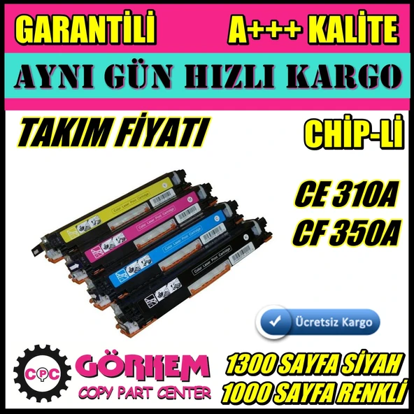 Hp Cp1025 / Lbp7010C / Lbp7018C / Cf350A / M176 / M177 (Ce310A) ürün görseli 1