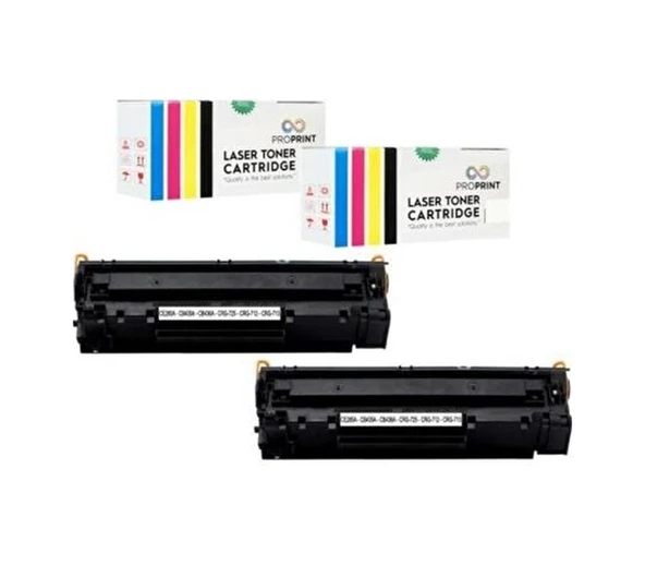 2 Adet 85a Ce285a Hp Laserjet Pro P1102 Uyumlu Toner ürün görseli 1