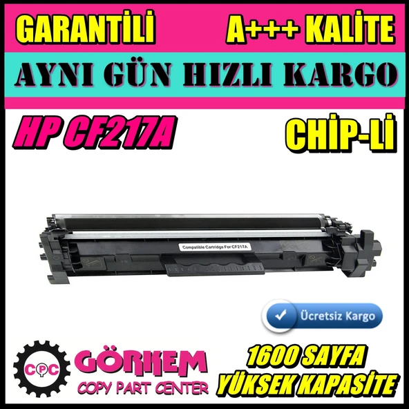 Hp M102A / M102W / M130A / M130Fn / M130Fw / M130Nw Cf217A Uyumlu ürün görseli 1