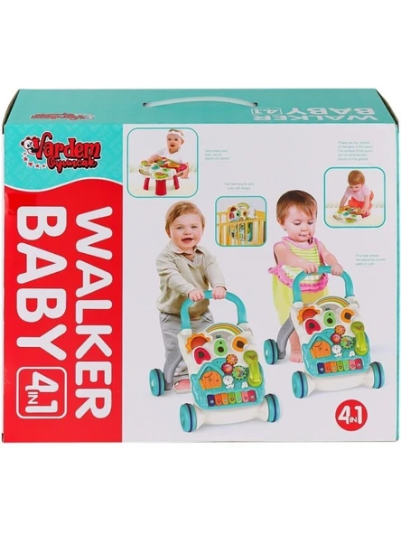 PİYANOLU 4 İN 1 BEBEK YÜRÜTEÇ ürün görseli 1