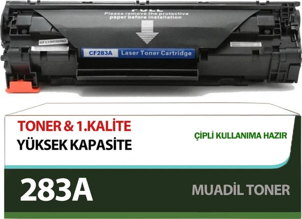 For Hp Cf283A Uyumlu Toner / Hp M201A/ M125A/ M225A/ M127 ürün görseli 1