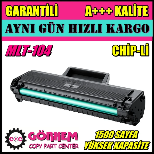 Samsung Mlt-D104S Toner Uyumlu (Mlt-D104S) N11.21231 ürün görseli 1