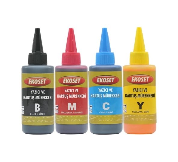 Ekoset HP Gt5810 Gt5820 Uyumlu Mürekkep 4 Renk 4X100 ML ürün görseli 1