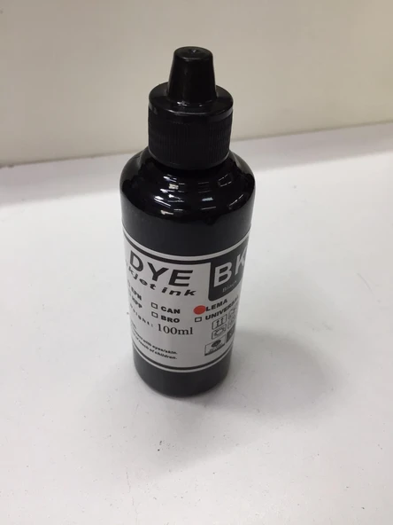 HP Canon Epson Uyumlu Mürekkep Siyah 100 ML ürün görseli 1