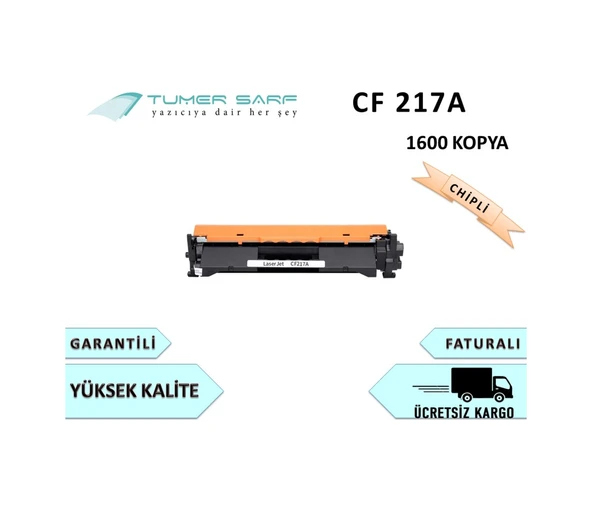 Hp 17A | Cf217A | M130 / M130A Çipli Uyumlu Toner 1600 Kopya ürün görseli 1