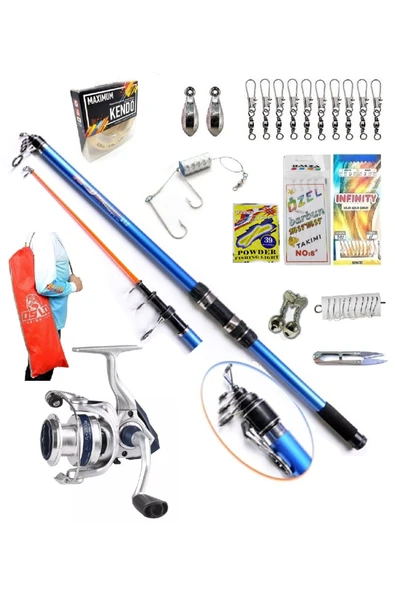 Aria-8000a Discovery Continental 420cm 50-100gr Profesyonel Surf Kıyı Olta Takımı Seti ürün görseli 1