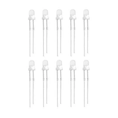 3mm Beyaz Led Paketi - 10 Adet ürün görseli 1